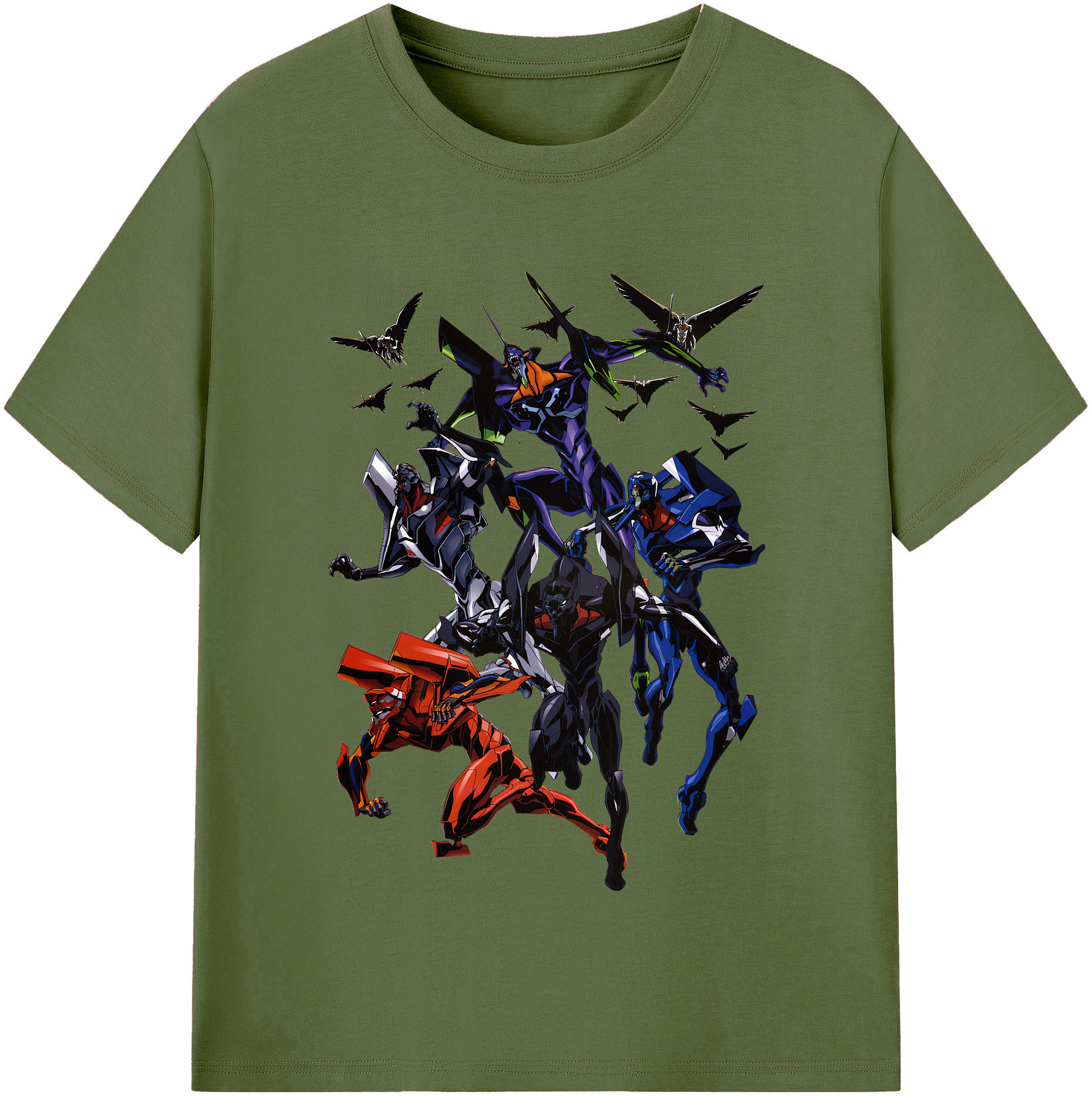 （画像用） EVA 新世紀エヴァンゲリオン 綿100％半袖Tシャツ（フロントプリント）